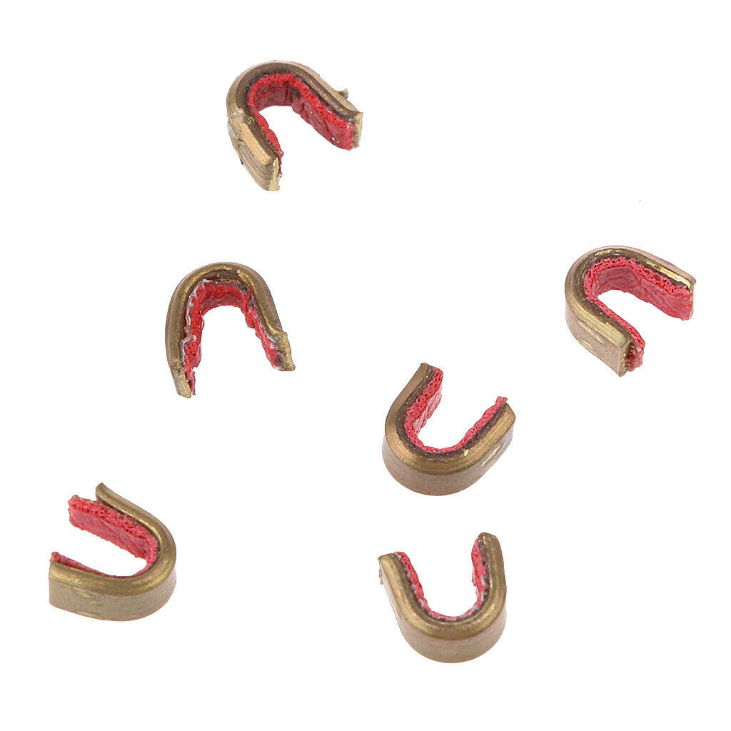 6 Pack Nock Points Bow String Buckle Clip for Compound and Recurve Bow