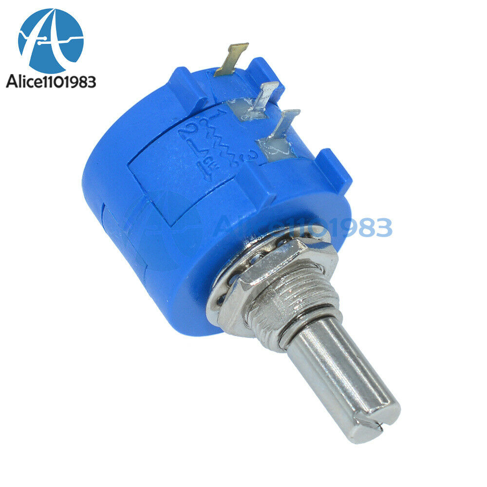 5PCS 10K Ohm 3590S-2-103L Rotary Wirewound Precision Potentiometer Pot 10 Turns