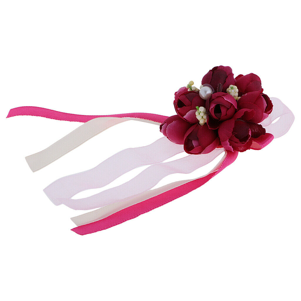 Boutenniere Brooch Flower Accessory Tuxedo Party Dress Wedding Groom Suit Label