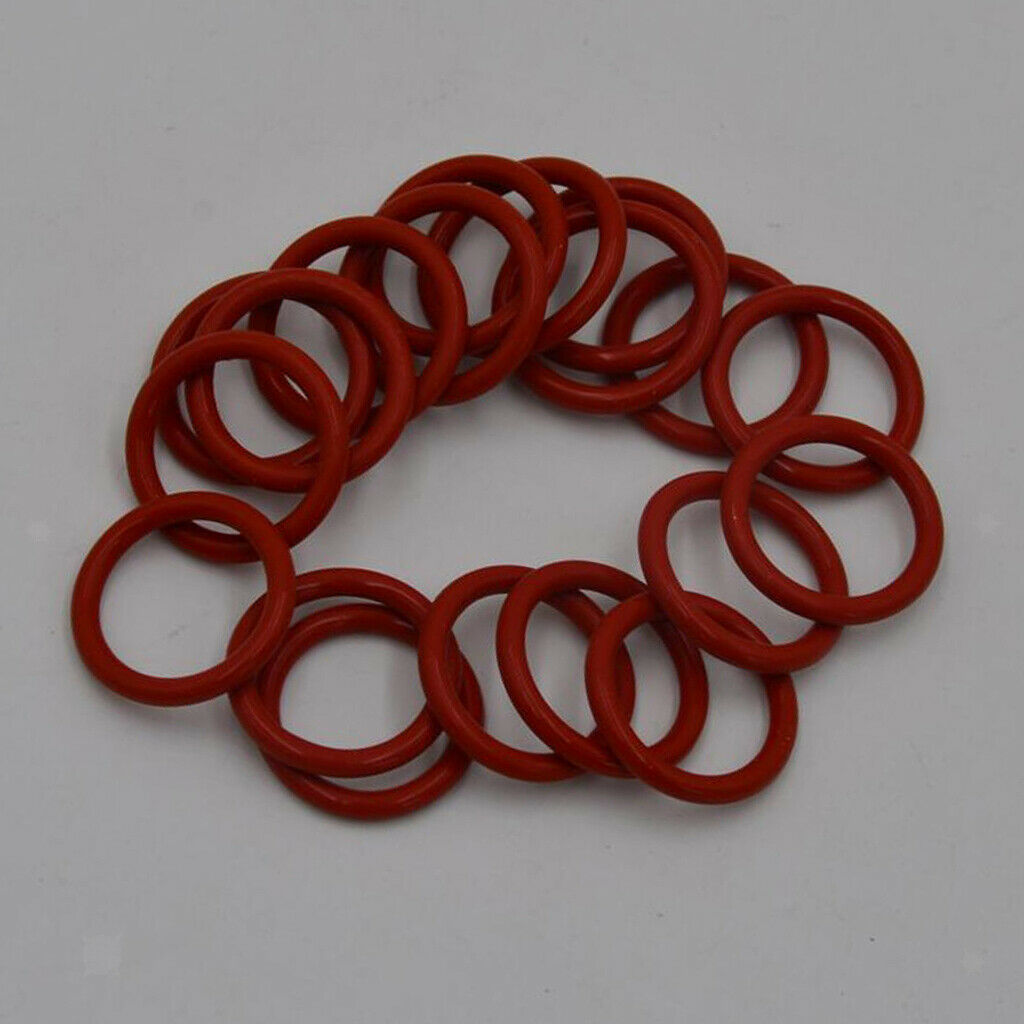 20x Orange Silicone Tube Damper Silicone Rings For 12AX7 12AU7 12BH7 EL84