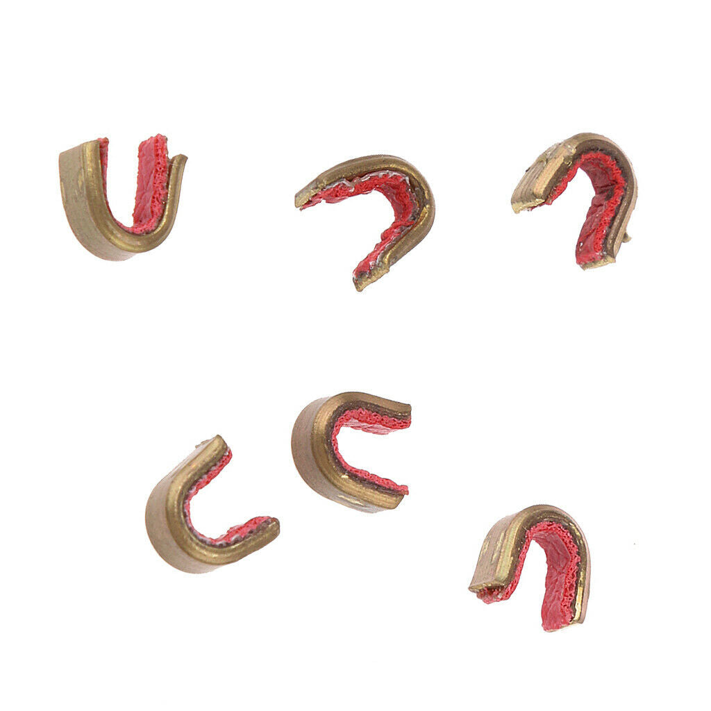 6 Pack Nock Points Bow String Buckle Clip for Compound and Recurve Bow