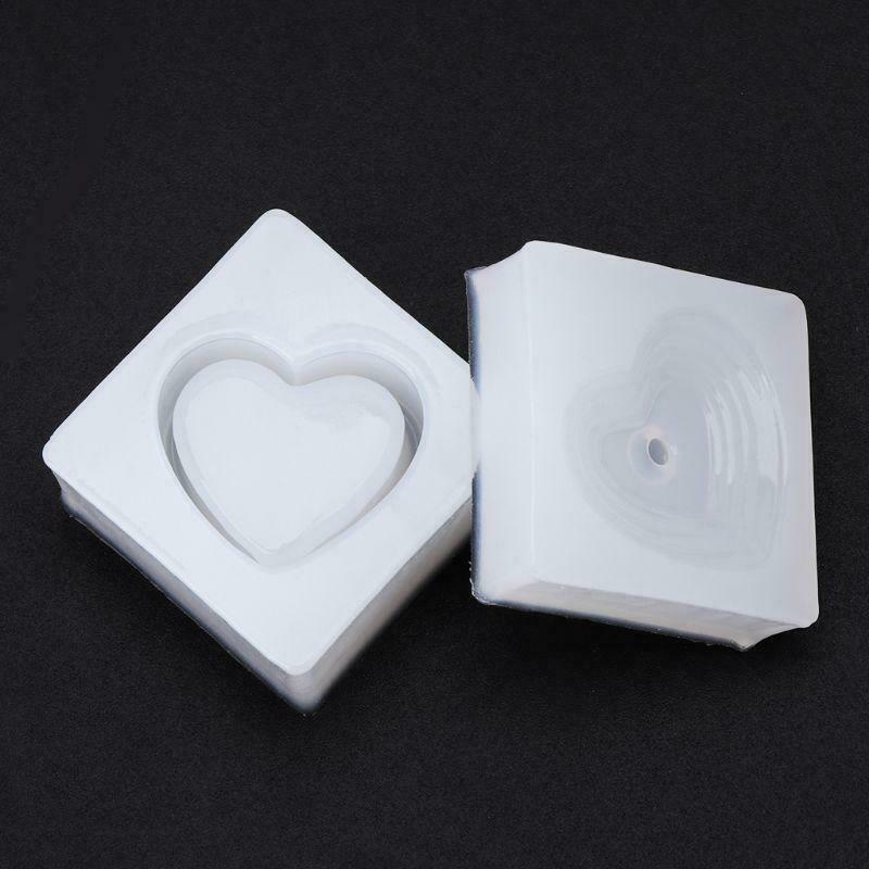 New Silicone Mold Mirror Storage Box Bottle DIY Jewelry Making Organizer Case UV