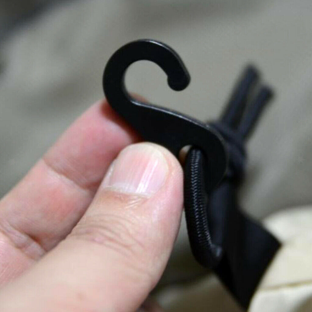 10 pieces bungee cord hook elastic cord carabiner shock cord snap ends
