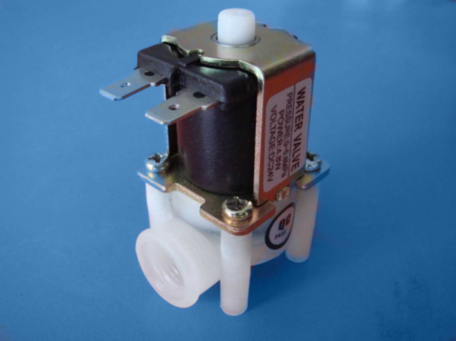 (1) 1/4"BSPP NO 24VDC Reverse Osmosis RO Solenoid Valve For Water Fluid Supply
