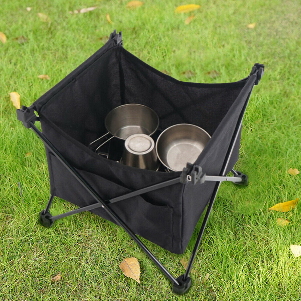 Outdoor Folding Table Storage Hanging Basket Picnic Camping Pouch Organizer @