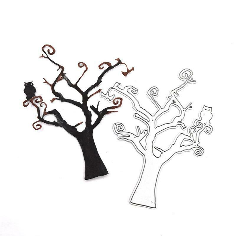 Halloween Tree Metal Cutting Dies Stencil DIY Scrapbooking Album Paper Card Mold
