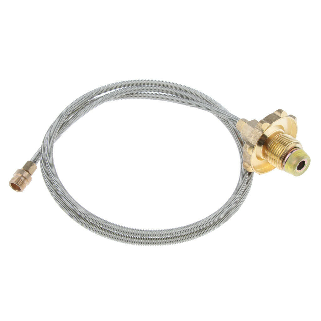 110 cm Connect Gas Tank Camping Stove Adapter Hose Valve Transfer
