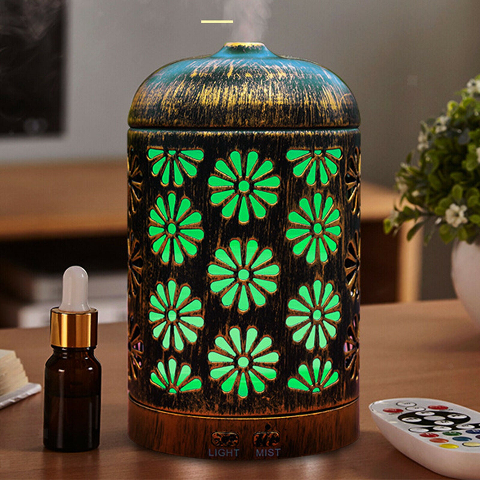 Portable 200mL Cool Mist Humidifier Aromatherapy Essential Oil Diffuser