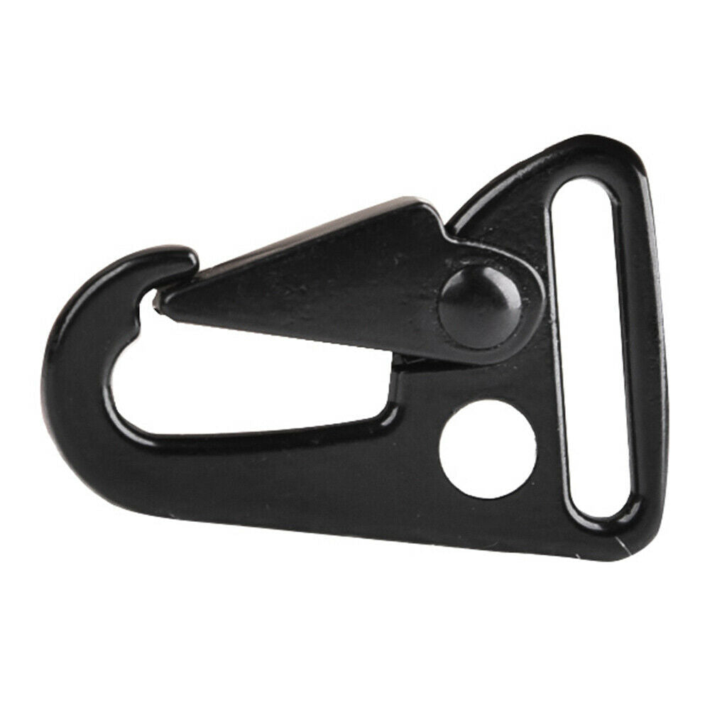 5pcs 1 inch Webbing Paracord Sling Clasp Spring Snap Hook, Aluminum Alloy