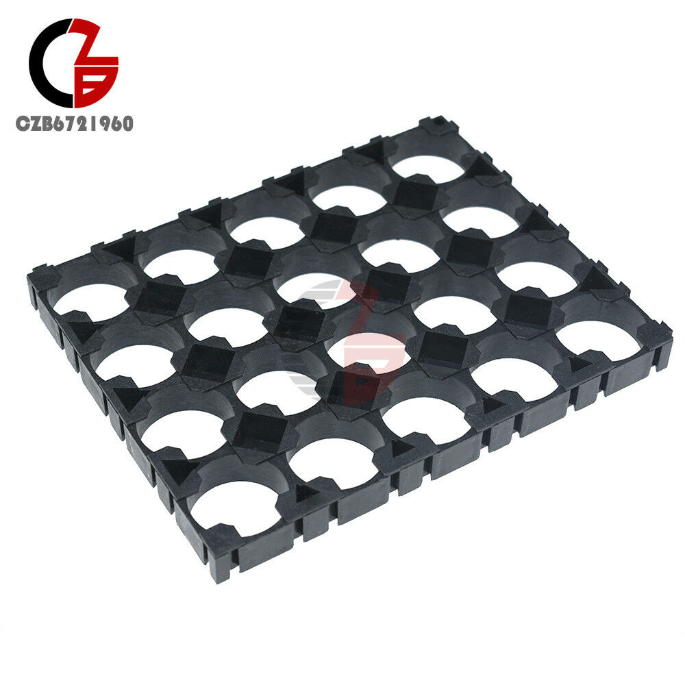 2PCS 18650 Battery 4x5 Cell Spacer Radiating Shell Pack Plastic Heat Holder