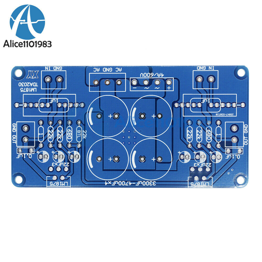 2PCS LM675 LM1875T TDA2030 TDA2030A Audio Power Amplifier PCB Board for DIY