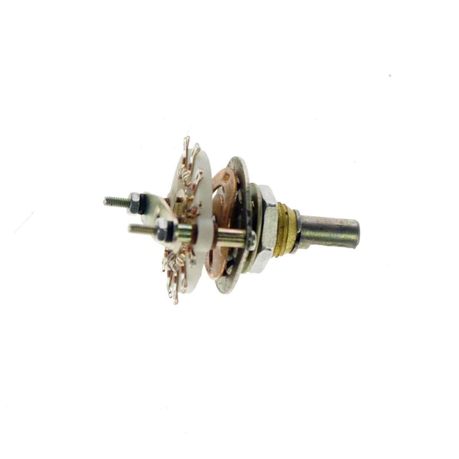 (1) Ceramic 2 contact 2 positions Wave-band Rotary Switch 1 Deck Rotate 1 time