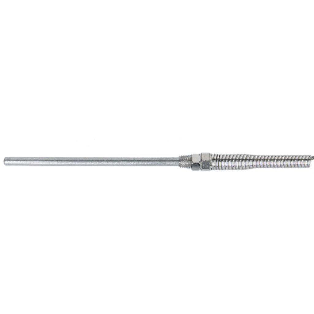 2Pcs K-Type -100°C to 1250°C K Type Thermocouple Sensor Probe D=5mm 1m+2m