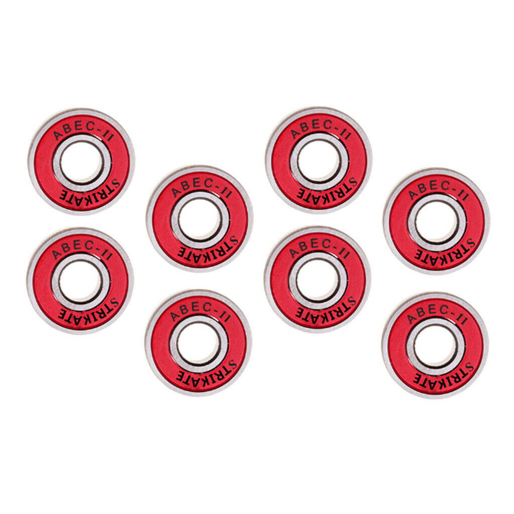 608RS Frictionless ABEC-11 Skateboard Bearing Rolling Bearings Bearing Red