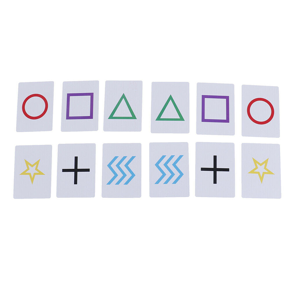 2 Sets ESP Classic Cards Group Magic Tricks Easy To Do Children Kids MagicN Lt