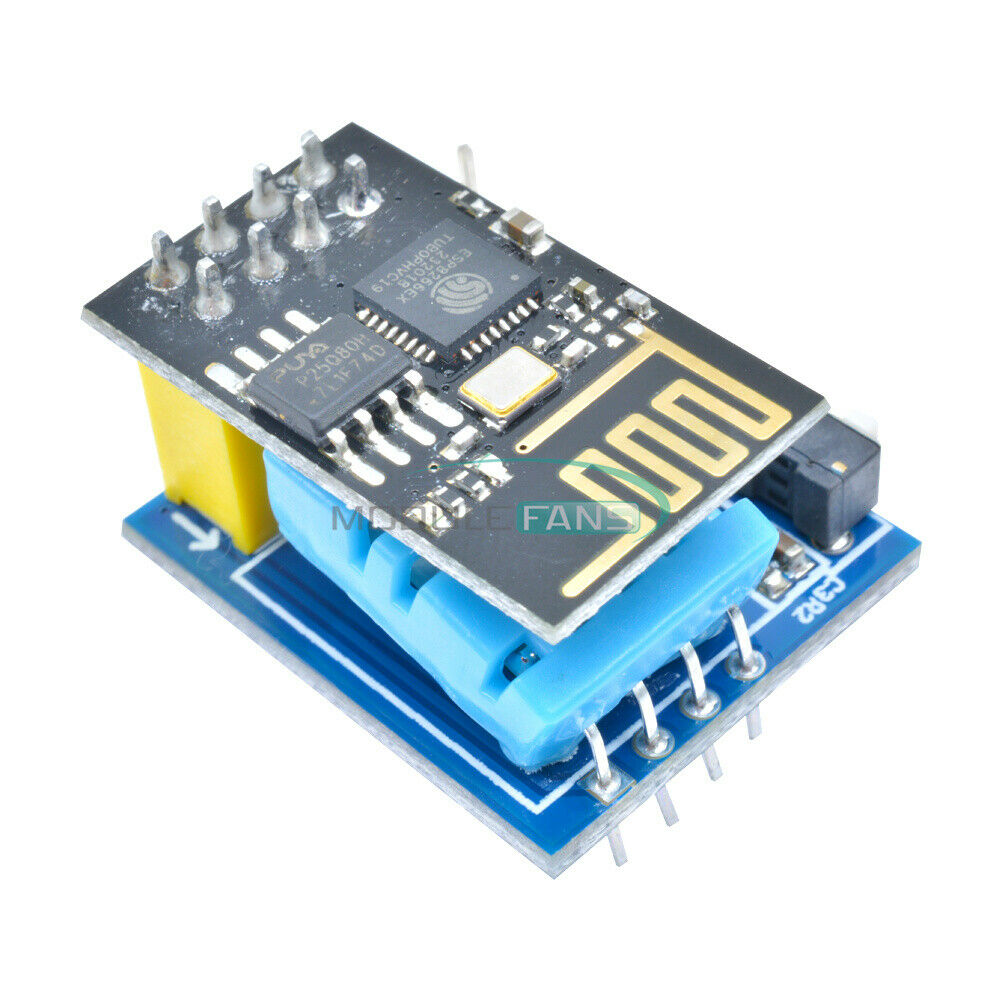 DHT11 Temperature Humidity Sensor ESP8266 ESP-01 WiFi Serial Transceiver Module