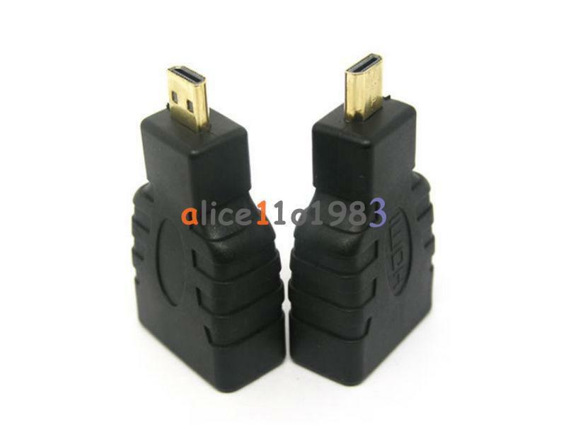 HDMI Female to Micro HDMI Male Converter Adapter Connector For HDTV Camera LCD