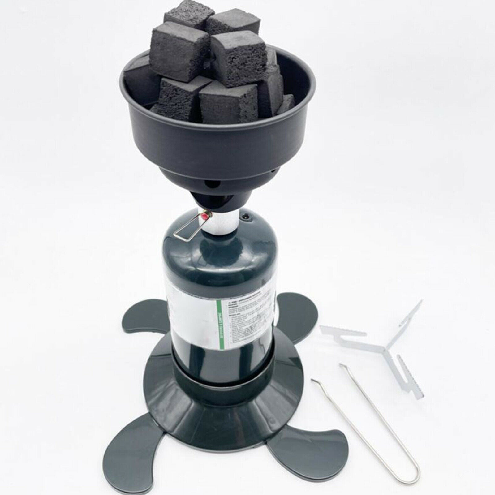 Camping Stove Butane Gas Stove BBQ Outdoor Wood Burning Coal Stove Hiking