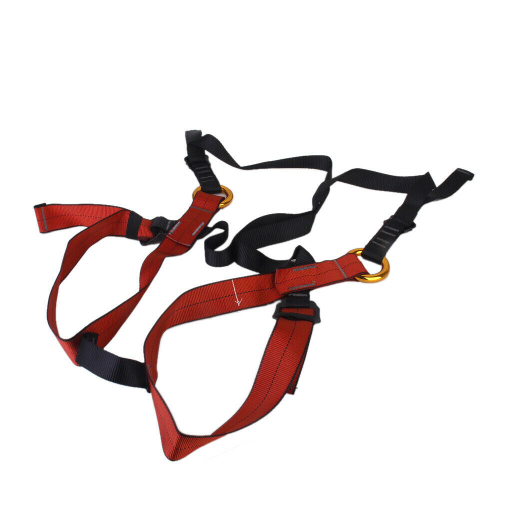 Kids Children Pro Safety Half Body Harness For Rock Climbing Mountaineering