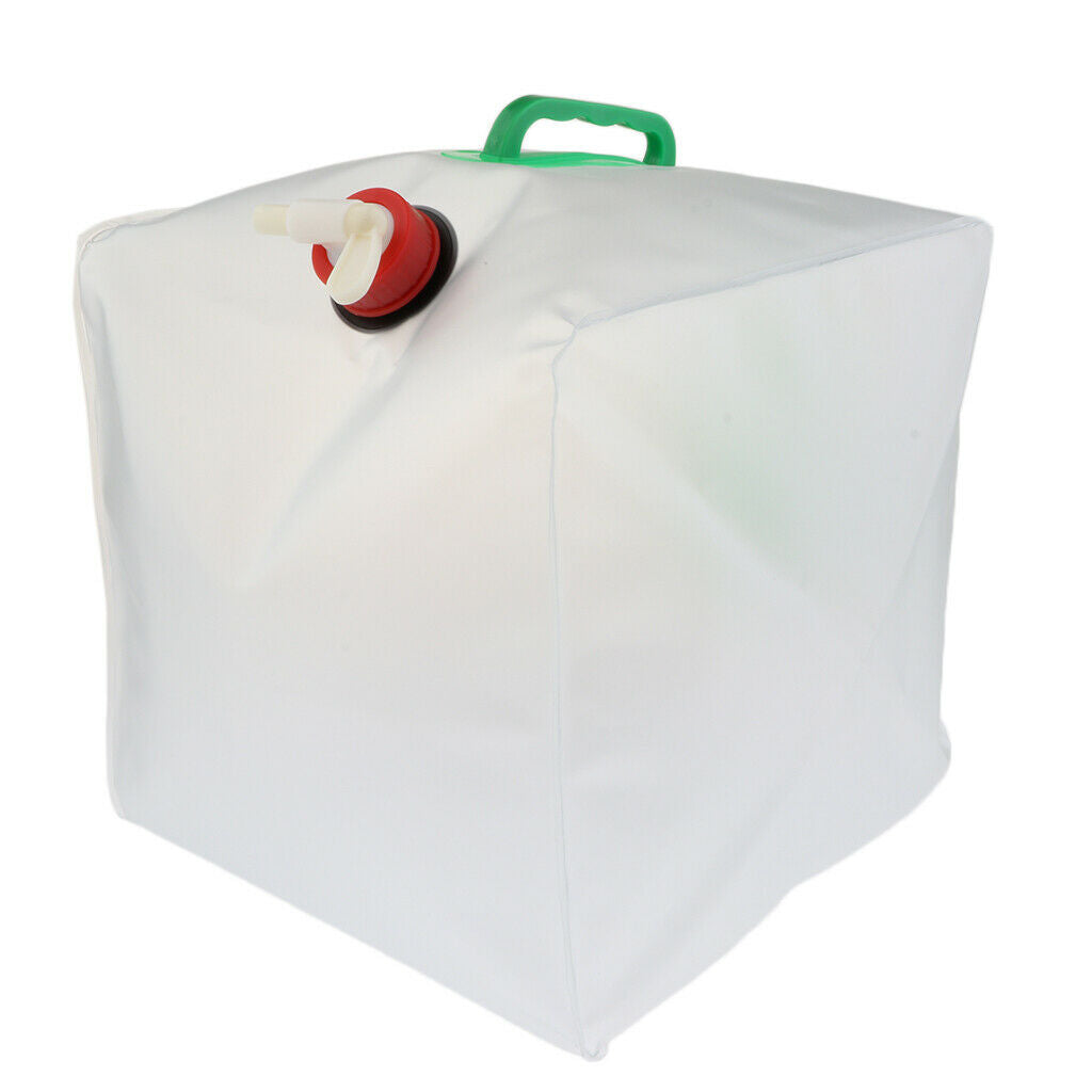 2x Water Container Handle Tap Emergency Water Storage Carrier Lifting Bag