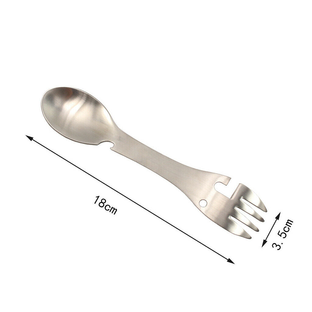 Lightweight Spoon Fork Multifuntional Spork - 7.1 x 1.4inch