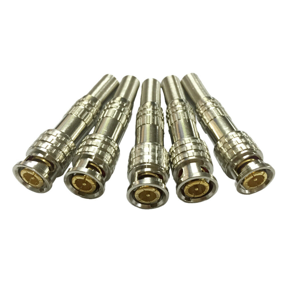 5X Solderless No Weld Joint BNC Connector Coax Connector Connector Connector