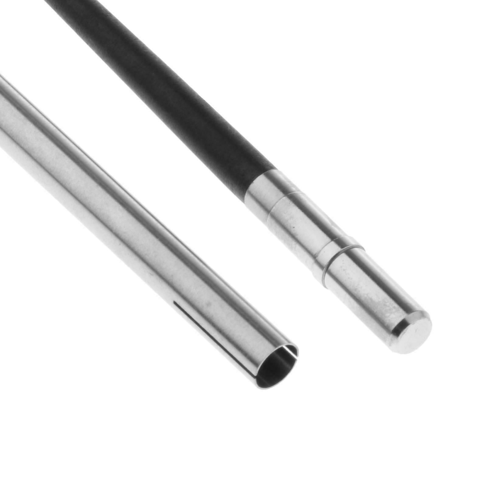1 Pair Stainless Steel & Ebony Chopsticks, Ultra Lightweight, Super Strong