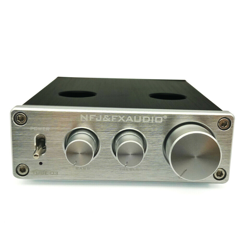 Black Premium 6k4 Valve Vacumn Tube Preamp Headphone Pre-Amplifier Adjustable