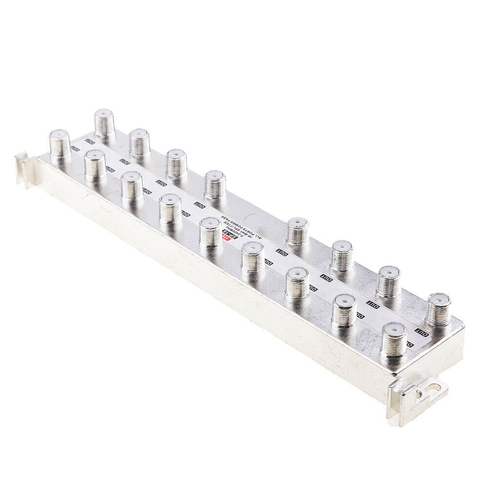 Durable 16-Way Splitter Coaxial Antenna RF Satellite Cable TV Signal