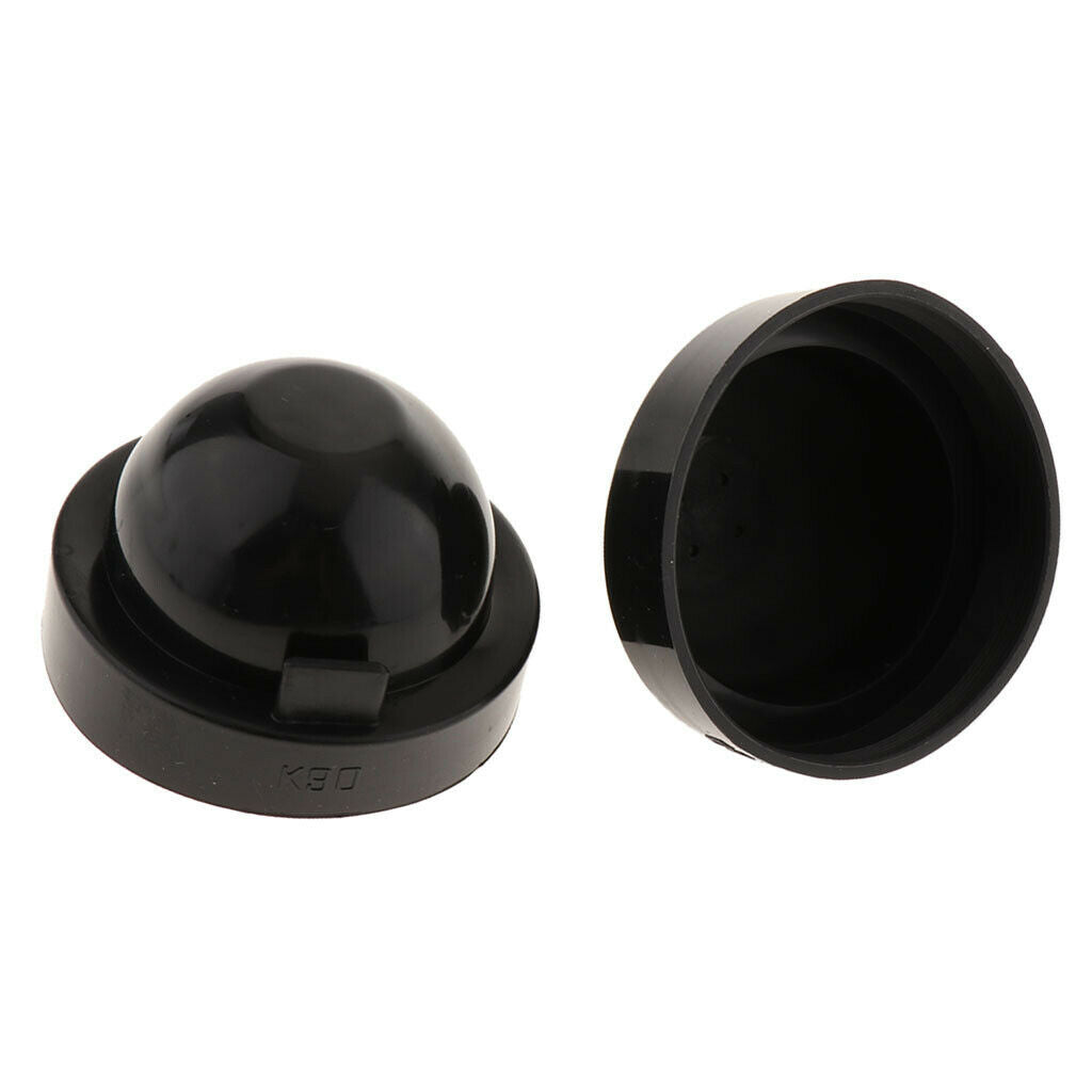 (2) 90mm Rubber Housing Seal Caps For Headlight Install Xenon Headlight Kit, LED