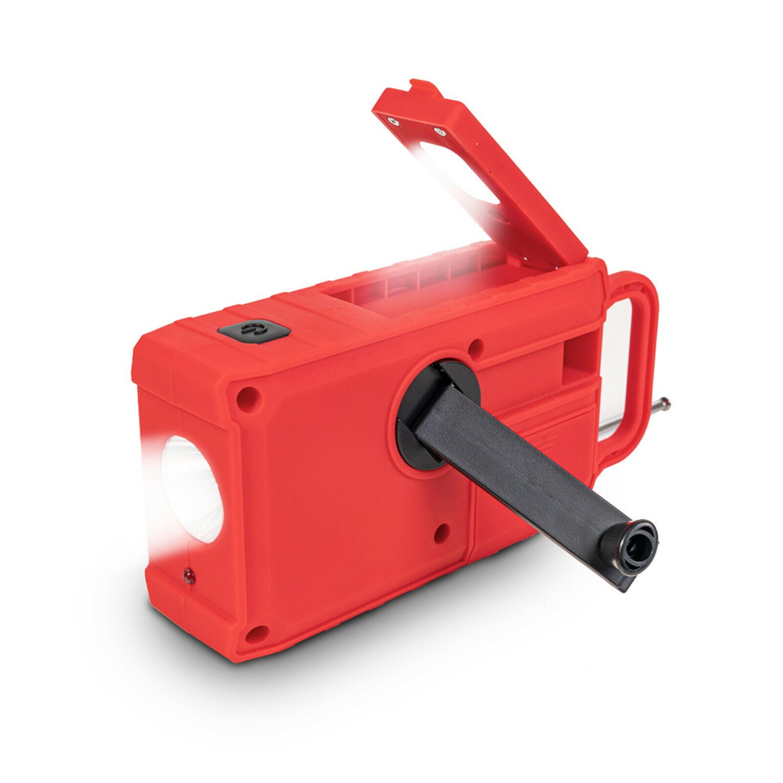 Emergency Solar Hand Crank Dynamo AM/FM/WB/NOAA Weather Radio Charger SOS