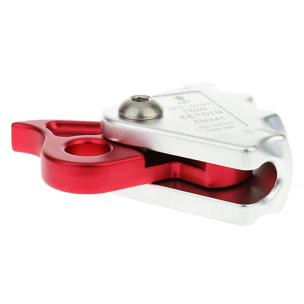 15KN Safety Rock Climbing Abseil Rope Grab Rappel Protector Fall Protection