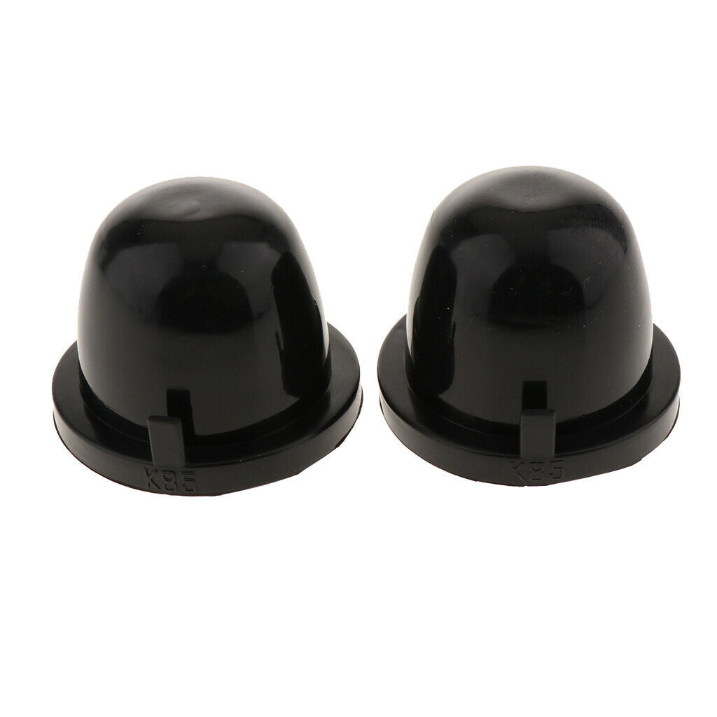 (2) 85mm Rubber Housing Seal Caps For Headlight Install Xenon Headlight Kit, LED