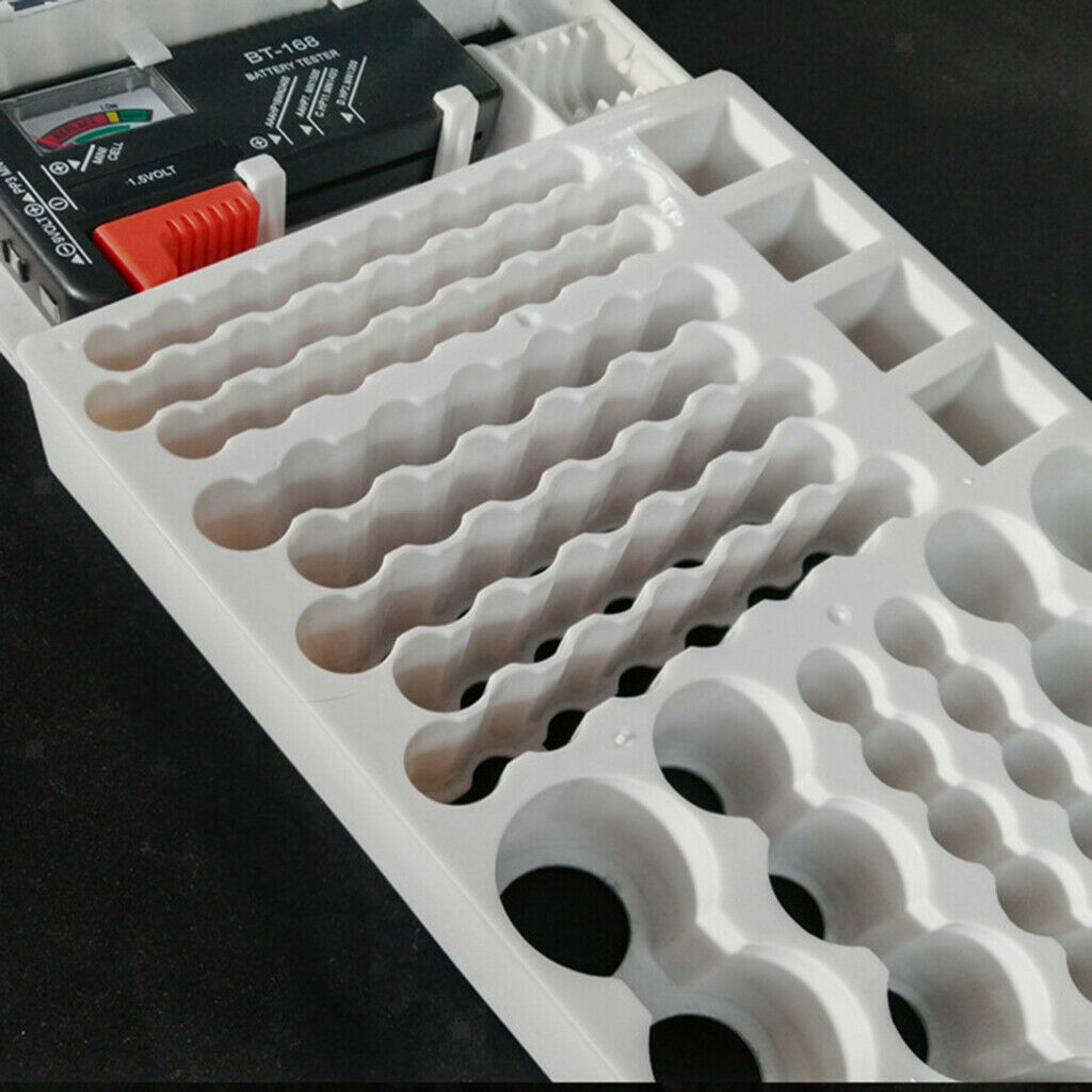 93 Battery Storage Organizer Holder Box  For AA/AAA/9V/C/D Batteries