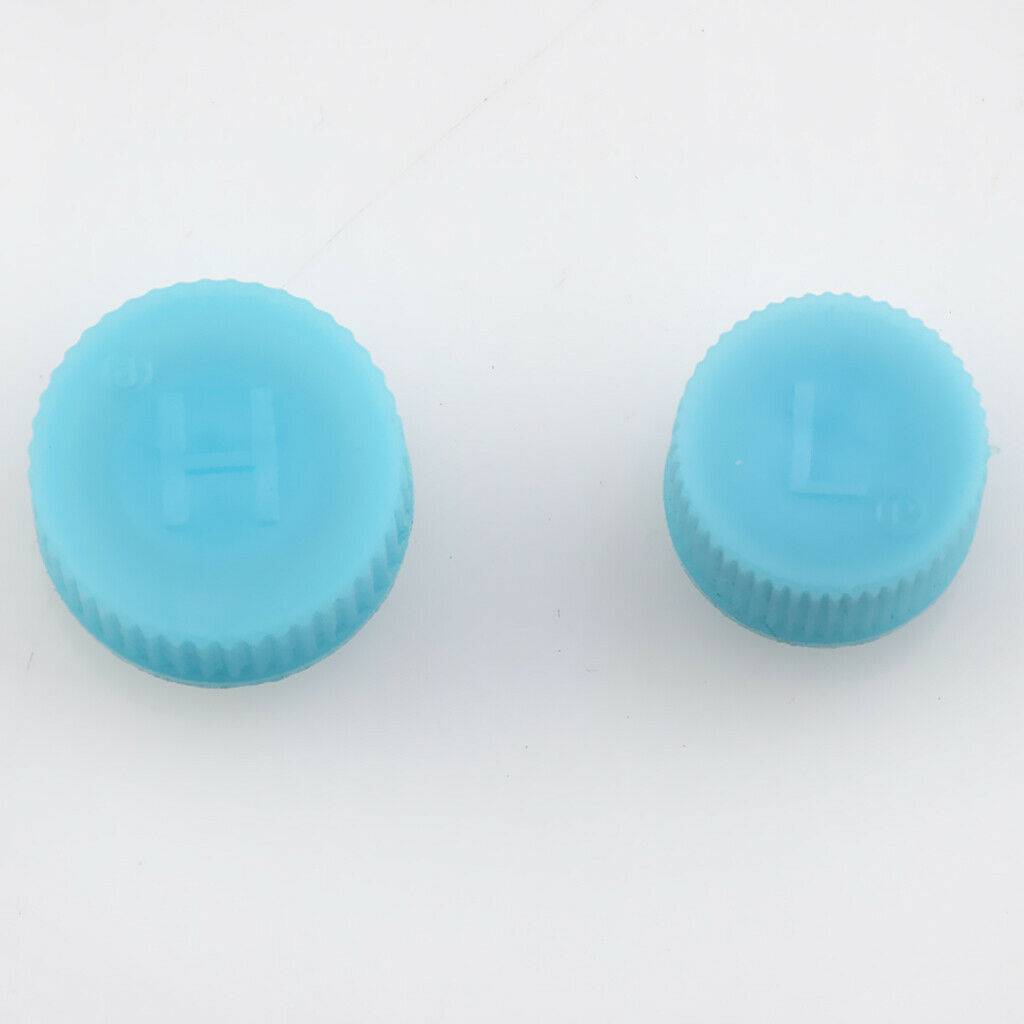 4Pieces Automotive A/C R134a Hi and Low Side AC Charging Port Service Caps Air