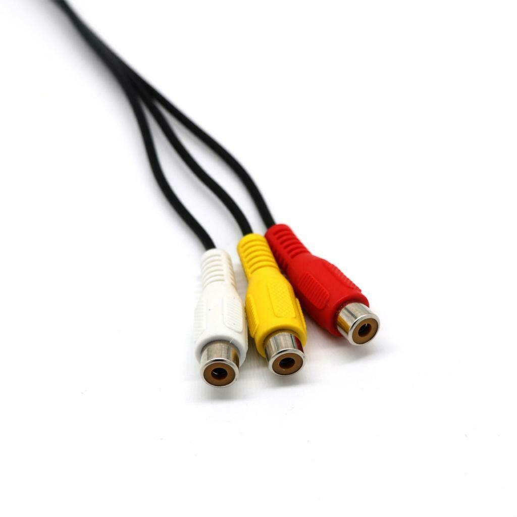 USB Male to 3 RCA Female Video Cord Converter Adapter Wire Cable For HD TV
