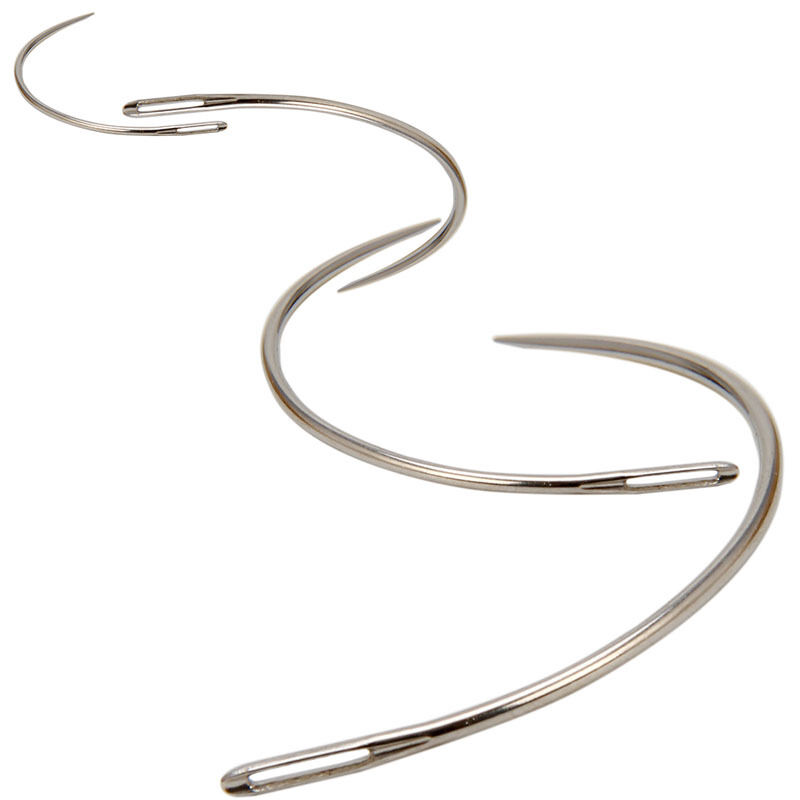 4pcs Hand Sewing Needles Set Household Repair Curved Mattress Carpet Needle