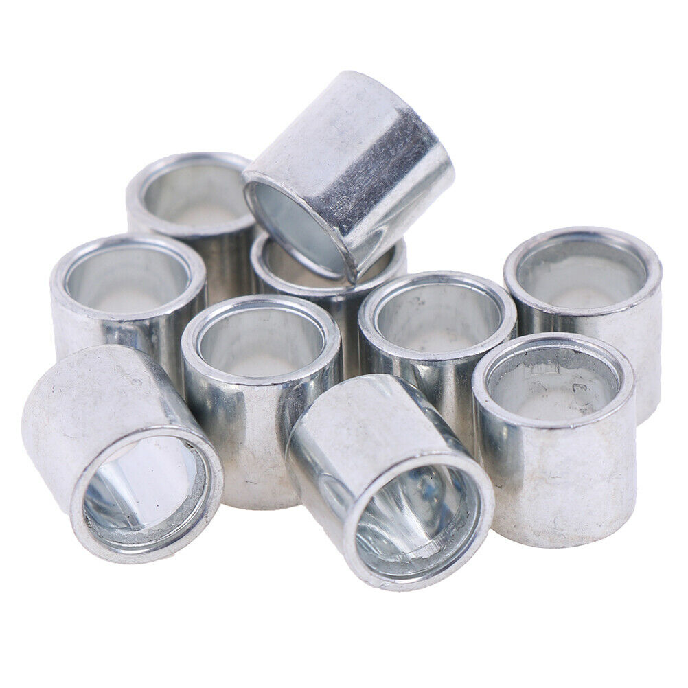 10XFor Scooter Wheel Sport Skateboard Bushed Bearing Spacer Metal Bushing Fad US