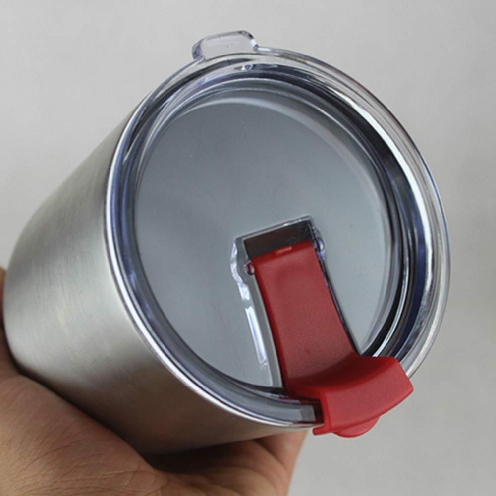 Splashproof Leakproof Replacement Spill Lid for 20oz Tumbler Travel Cup Red