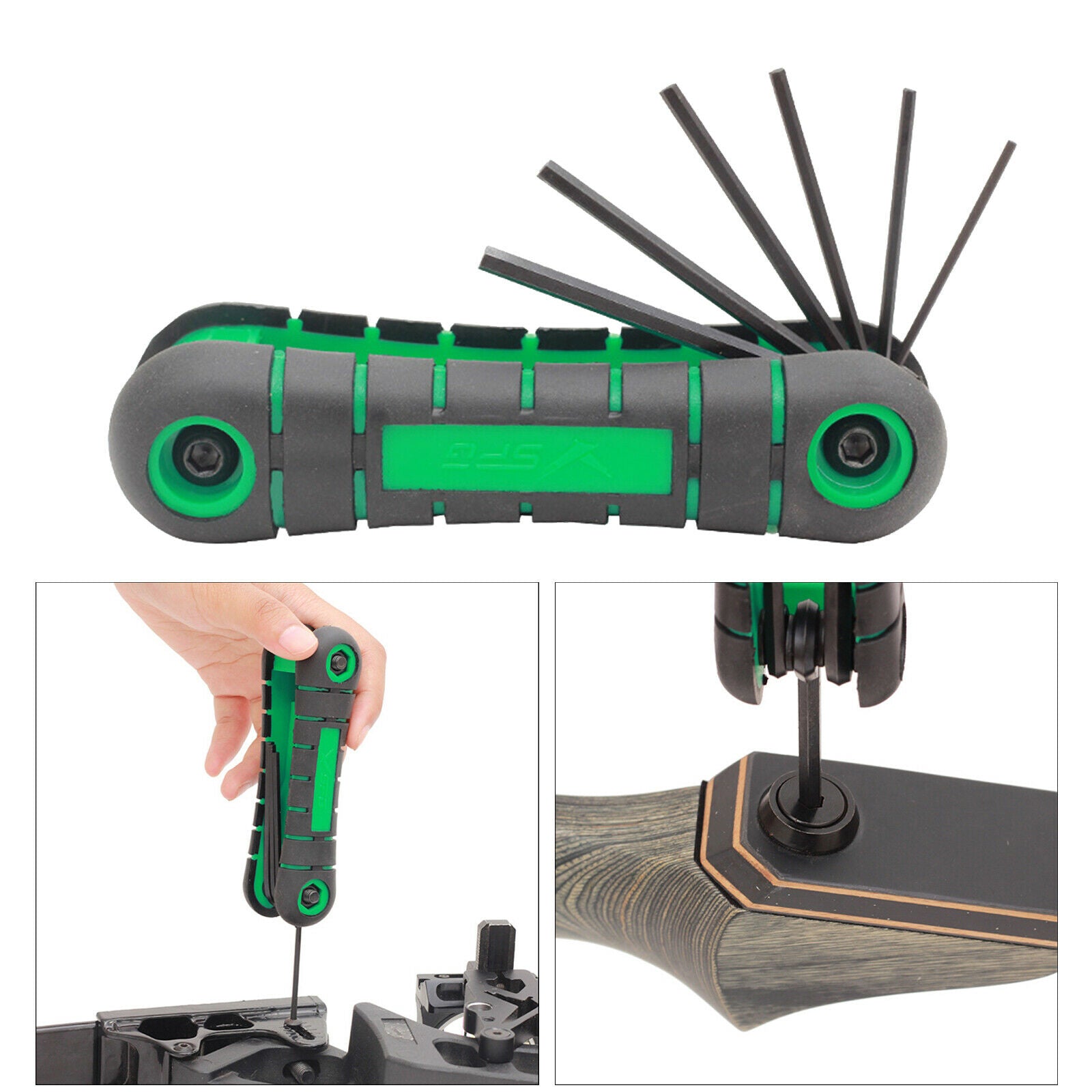 Allen Wrench Set Hex Key Folding Repair Tool Archery Compound Bow