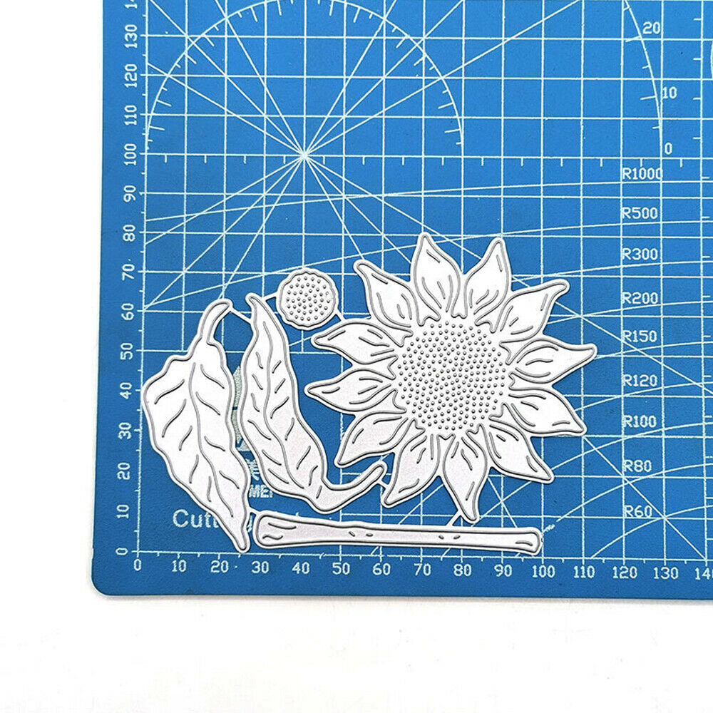 Sunflower Metal Cutting Dies Stencil DIY Scrapbooking Album Stamp Paper Card zj