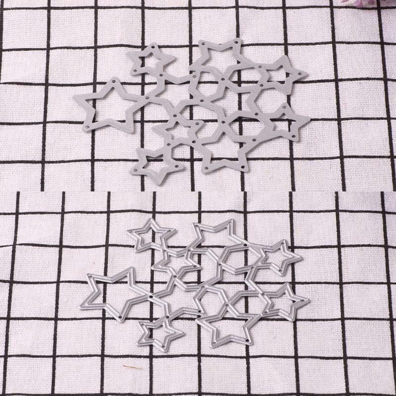 Stars Metal Cutting Dies DIY Scrapbooking Paper Stamping cards craft Decor