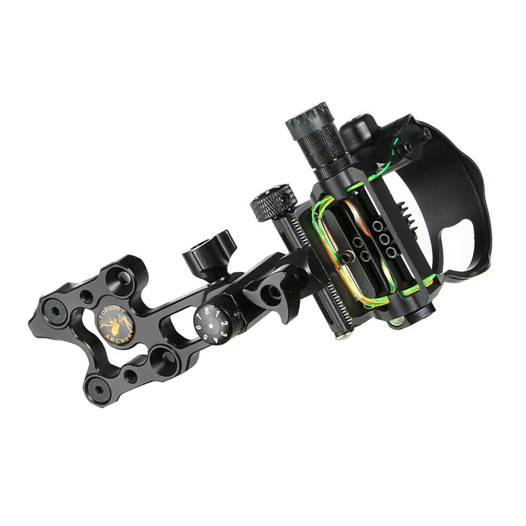 Micro 5 Pin Bow Sight .019" Fiber Compound Bow Sight Archer Accessories