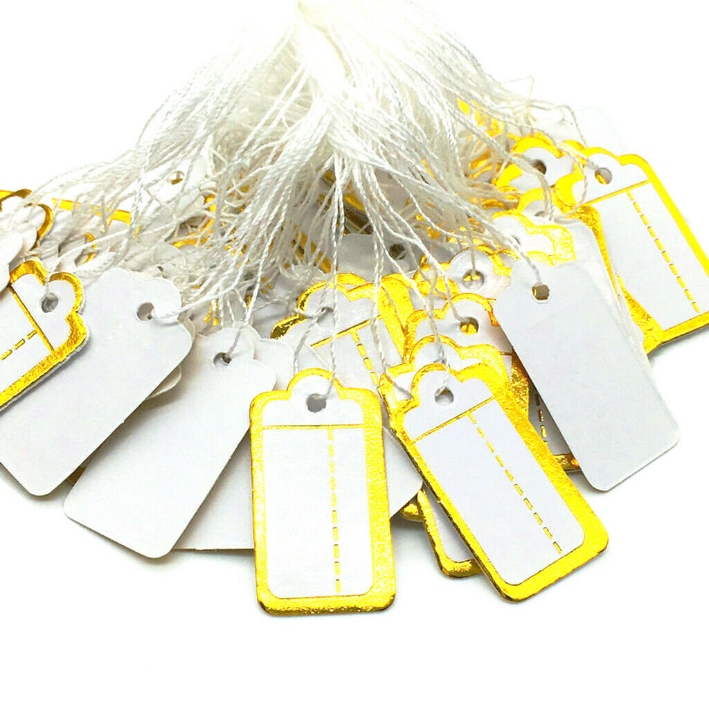 1000 labels, hanging labels, price labels, price tags with strings
