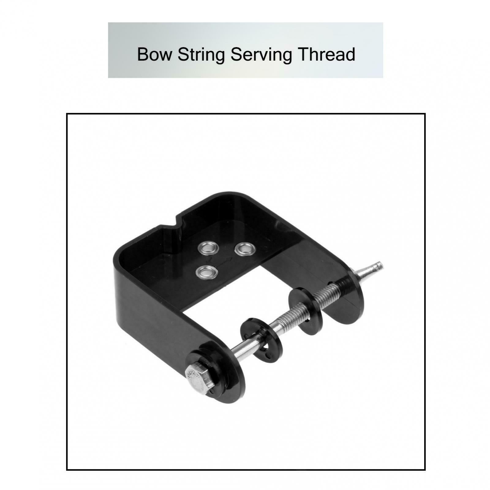 Archery Bow String Serving Jig Tool with 2 Rolls Bow String Serving Thread