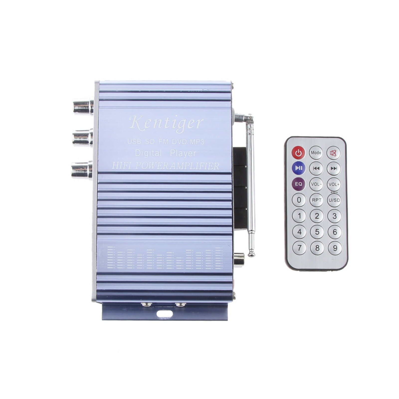 Car Hi-Fi Stereo Amplifier 200W 2CH Booster FM Radio SD Card MP3 USB