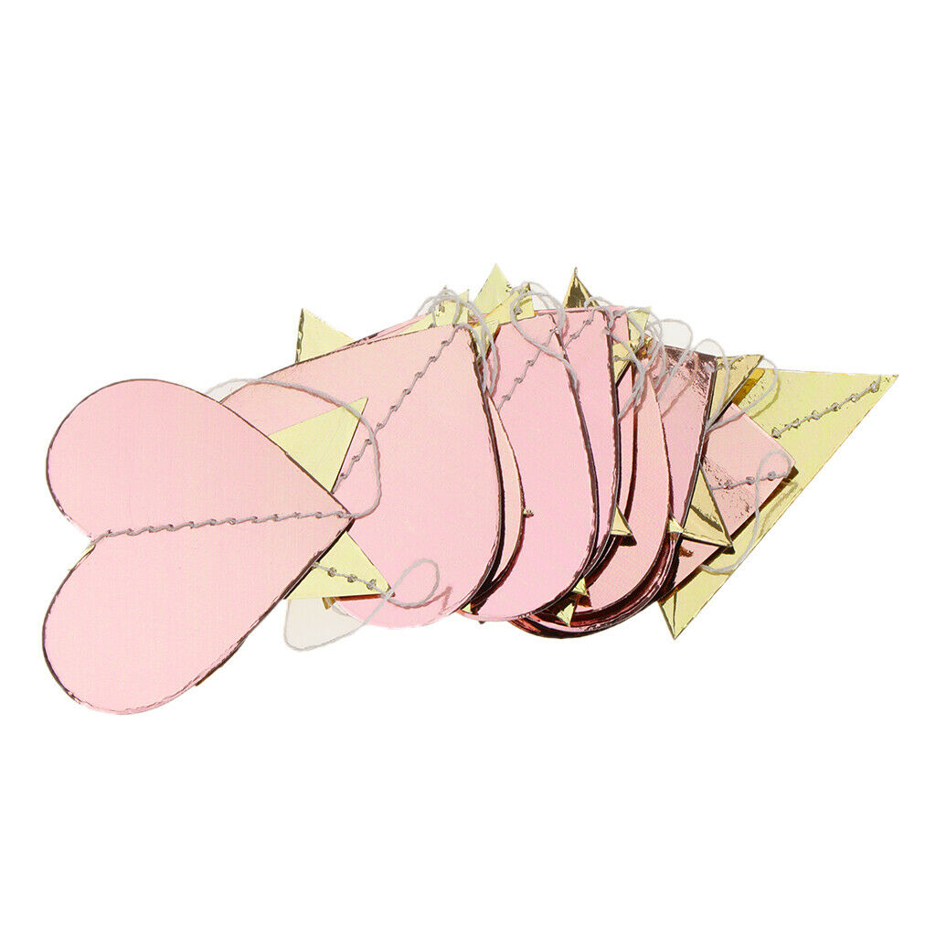 Paper Garland Bunting Banner Hanging Decoration for Wedding Birthday Party 6