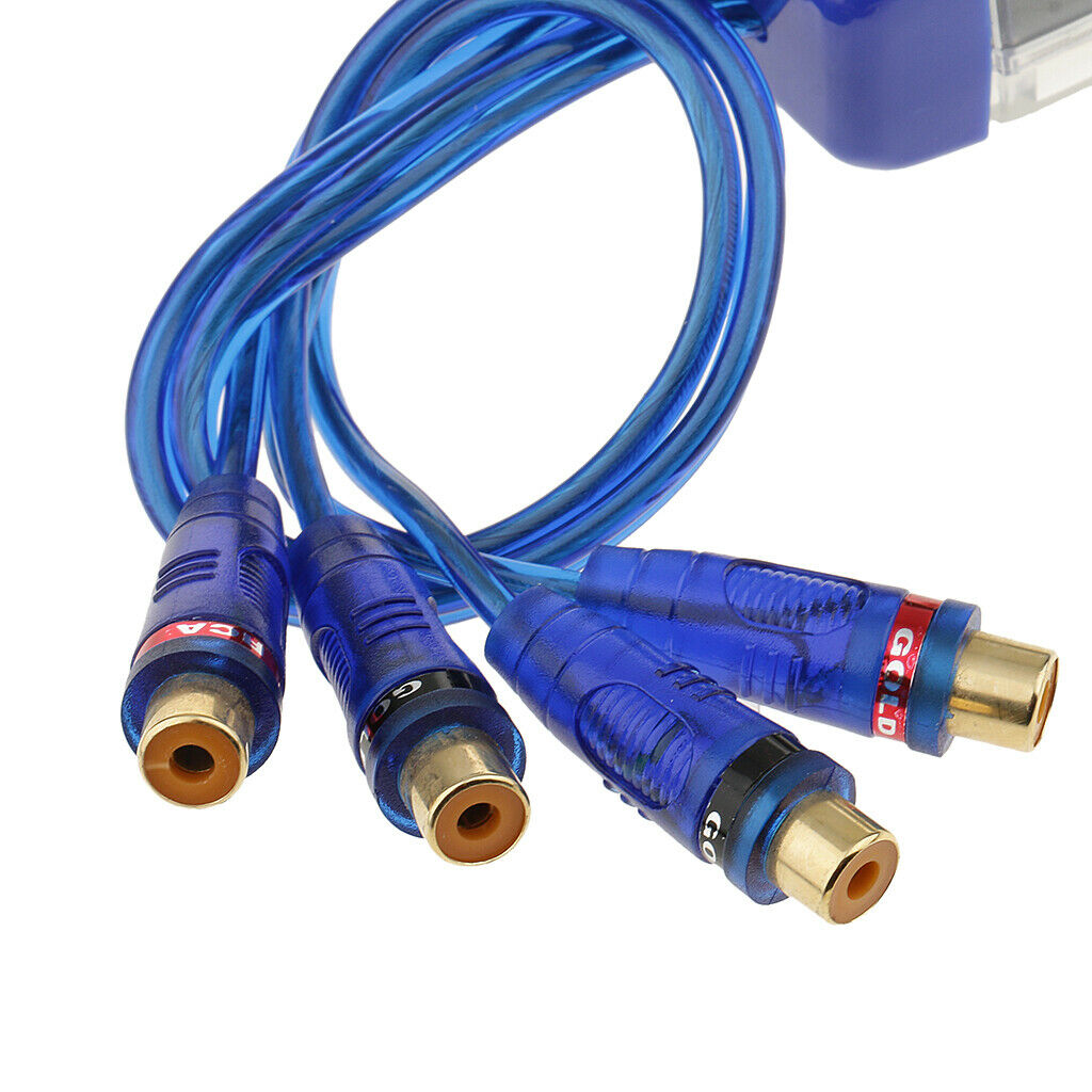 4 RCA Audio Noise Filter Ground Loop Isolator Eliminate Car Electrical Noise
