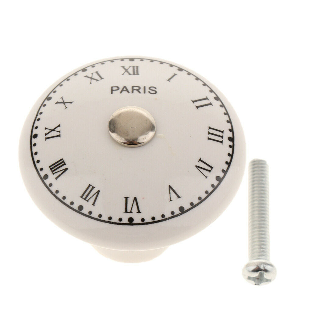 38mm Modern Ceramic Furniture Knobs Furniture Handles Door Knob for Wardrobe