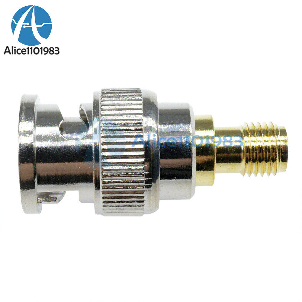 Adapter BNC Plug Male to SMA Female Jack RF Connector Straight